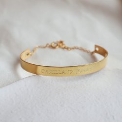 "Love Notes" Silverarmband med Personlig Gravyr