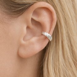 "Jenner" simple earcuff in silver