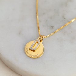 "Journal" med gravering og personlig brev