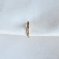 "Kati" gold-plated earcuff with stones