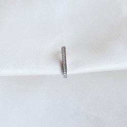 "Kati" Silver earcuff with stone