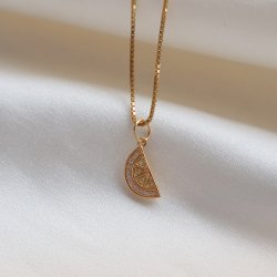 "Lemon Drop" 18k forgyldt charm