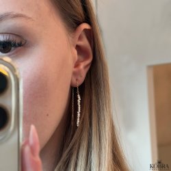 "Malina" guld �retr�de med perler