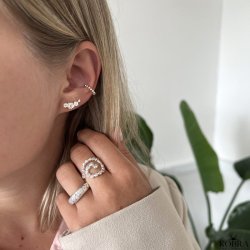 "Mellow" earcuff silver