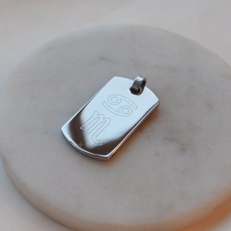 "Max" dogtag i st�l med personlig gravering 