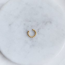 "Mellow" ear cuff in 18k gold-plated