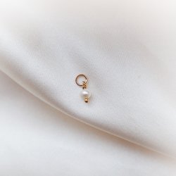 S�tvattensp�rla - charm, guldpl�terad 4 mm