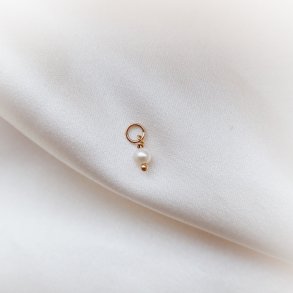 S�tvattensp�rla - charm, guldpl�terad 4 mm