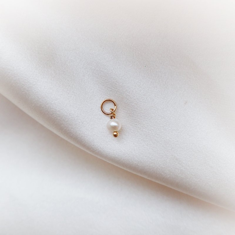 S�tvattensp�rla - charm, guldpl�terad 4 mm