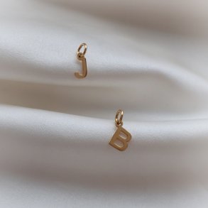 Small 18 carat goldplated handmade letter