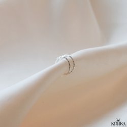 "Stevie" ear cuff in silver