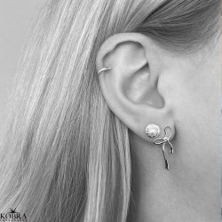 "Laura" Sljfe reringe i sterling slv  elegante og feminine