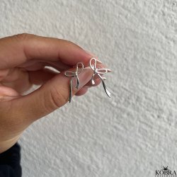 "Laura" Sljfe reringe i sterling slv  elegante og feminine