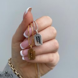 "Tarot" 18 karat forgyldt halskde med din gravering