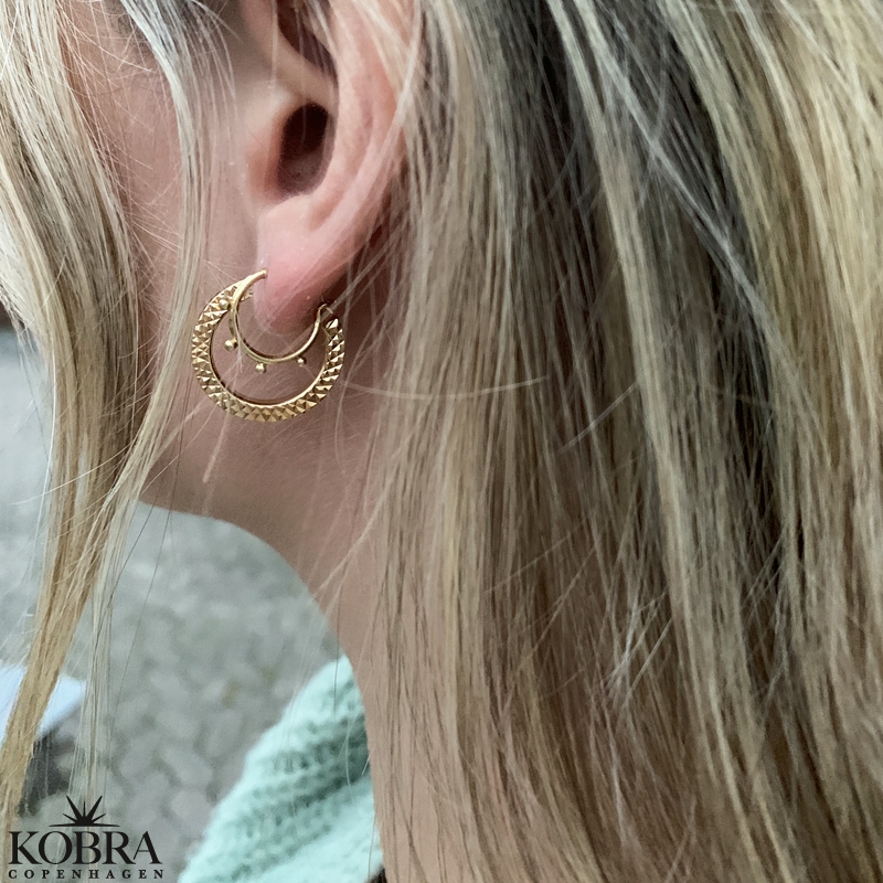 Chunky "Alex" reringe i 18 karat forgyldt