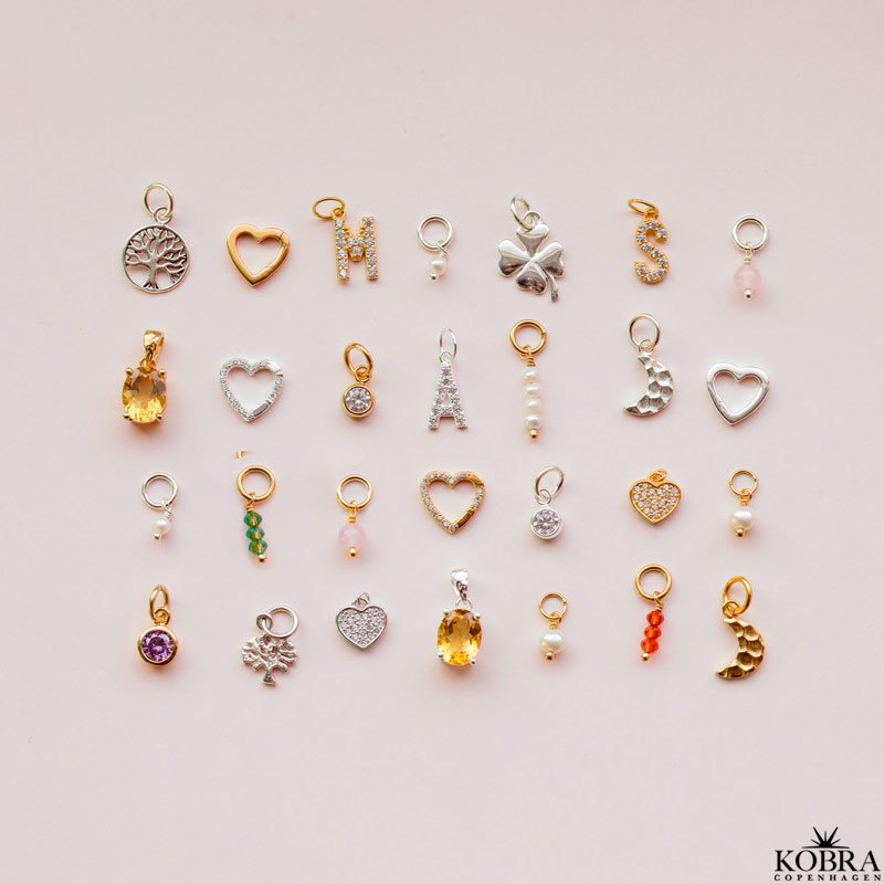 "Summery" Citrin (Charm) i slv