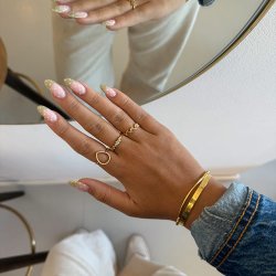 AMORY cuff � 18 k gullforgylt armb�nd