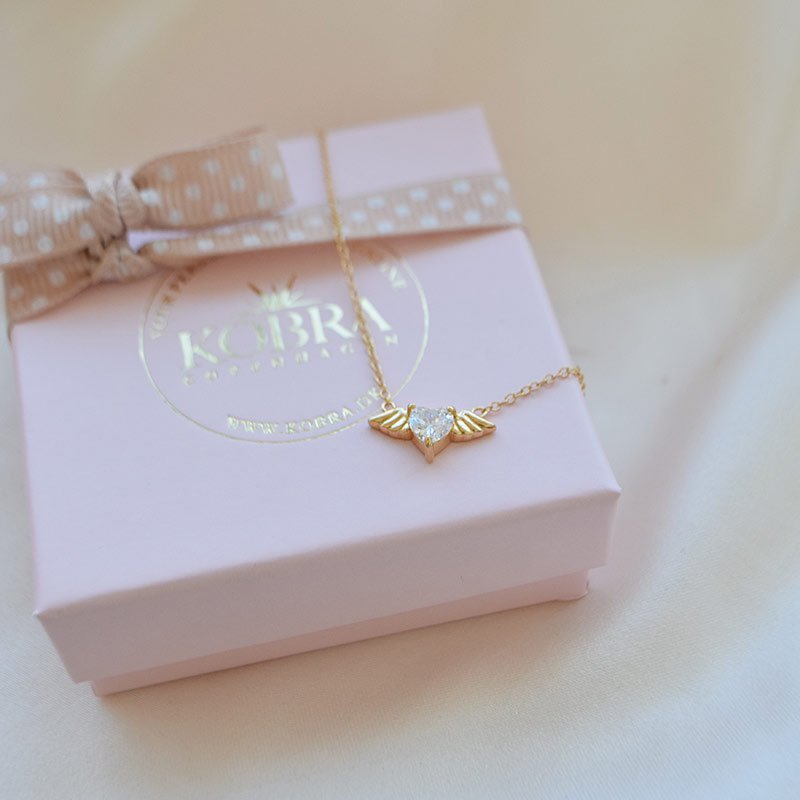 "Angel Heart" bracelet in 18k gold plated