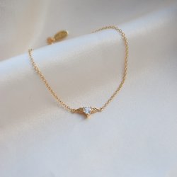 "Angel Heart" bracelet in 18k gold plated