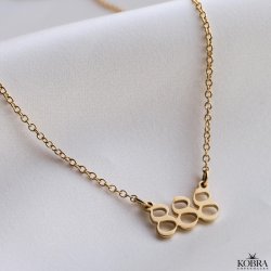 "Angelnumber" gold necklace with personal angel numbers