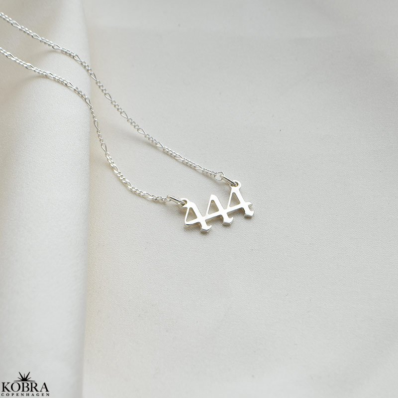 "Angelnumber" silver necklace with personal angel numbers