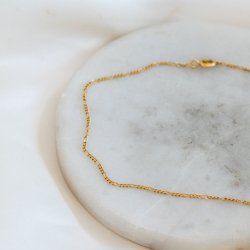 Figaro ankle chain in gold