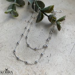 "Ellie" anklet in silver