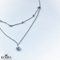 "Kaja" slv ankelkde med sten og slvkugler