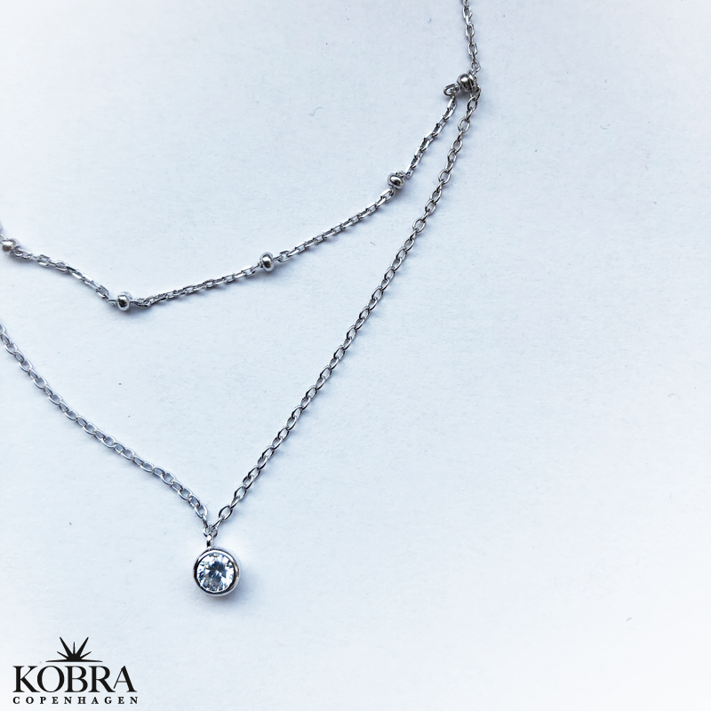 "Kaja" slv ankelkde med sten og slvkugler