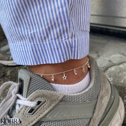 "Josie" slv ankelkde med sm vedhng