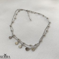 "Tessa" sterling slv 2i1 ankelkde