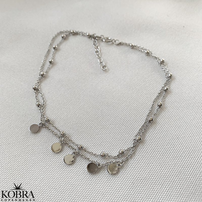 "Tessa" sterling slv 2i1 ankelkde