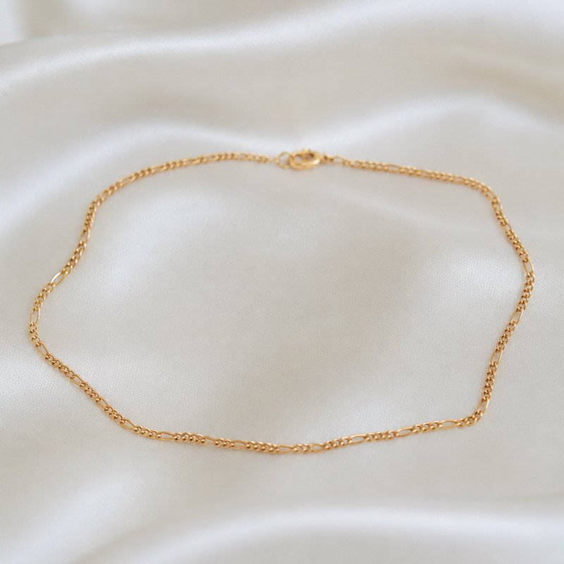Figaro ankle chain in gold