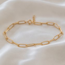 "Colorado" chunky gold ankle chain