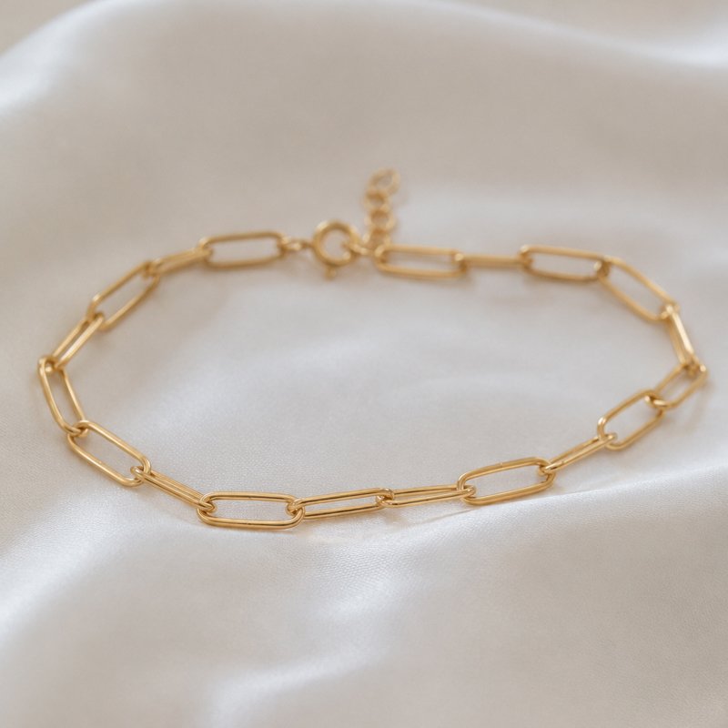 "Colorado" chunky gold ankle chain