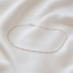 Figaro ankle chain in silver