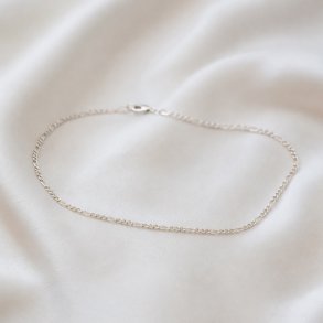 Figaro ankle chain in silver