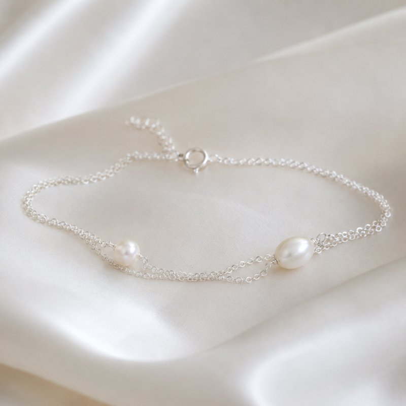 "LaBelle" perle ankelk�de i s�lv