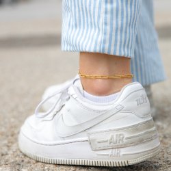 "Colorado" chunky gold ankle chain