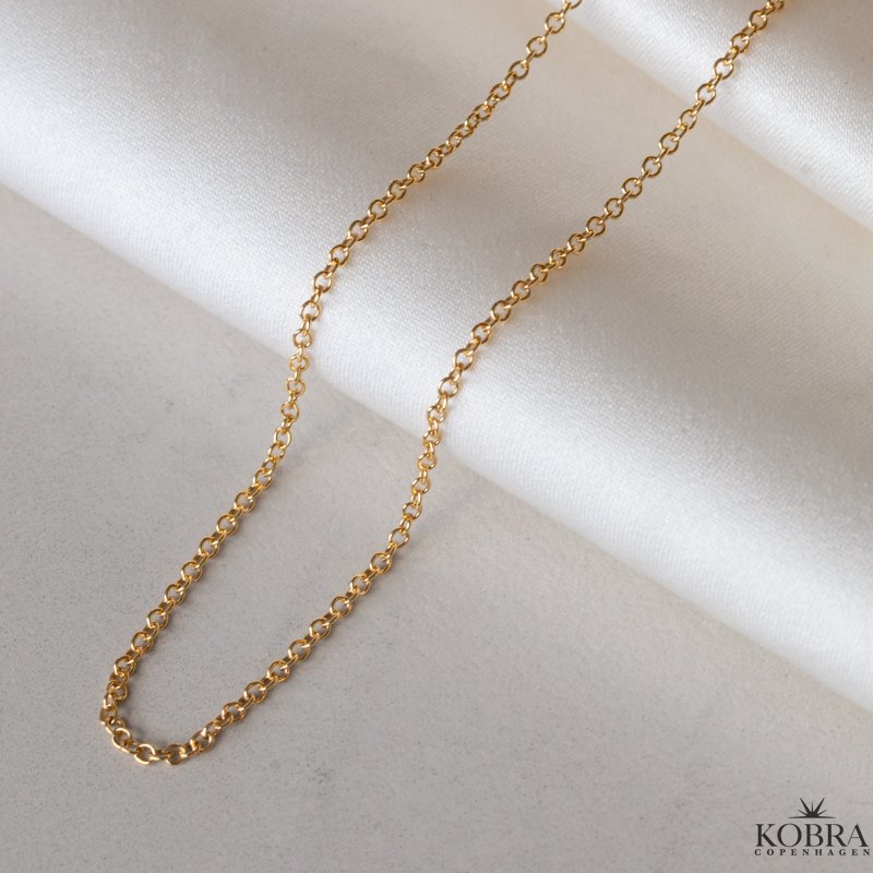 Anklet in sterling silver or 18 carat gold plated silver