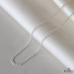 Anklet in sterling silver or 18 carat gold plated silver