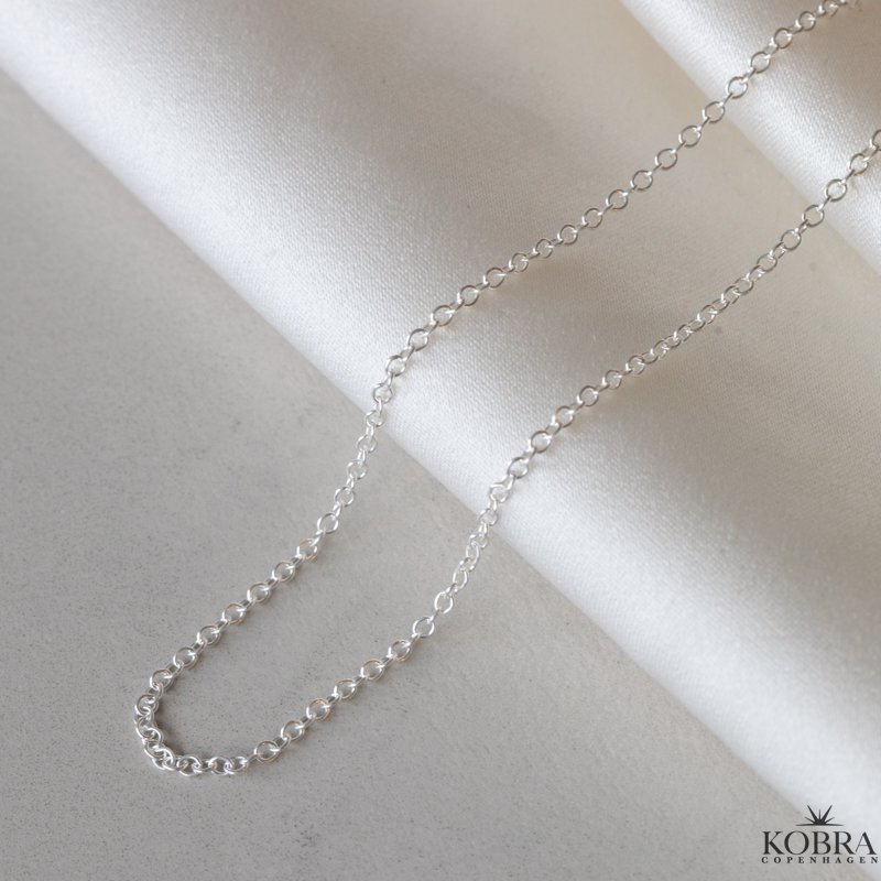 Anklet in sterling silver or 18 carat gold plated silver