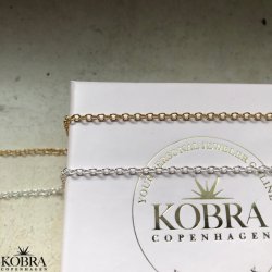 Anklet in sterling silver or 18 carat gold plated silver