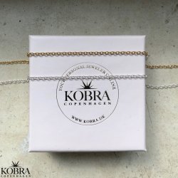 Anklet in sterling silver or 18 carat gold plated silver