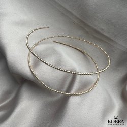 "Mellow" Gold-plated bracelet with gold balls