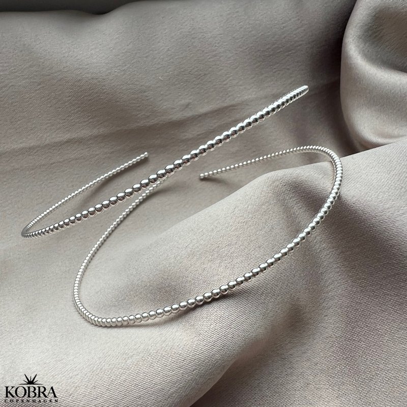  "Mellow" Bracelet in silver with silver balls