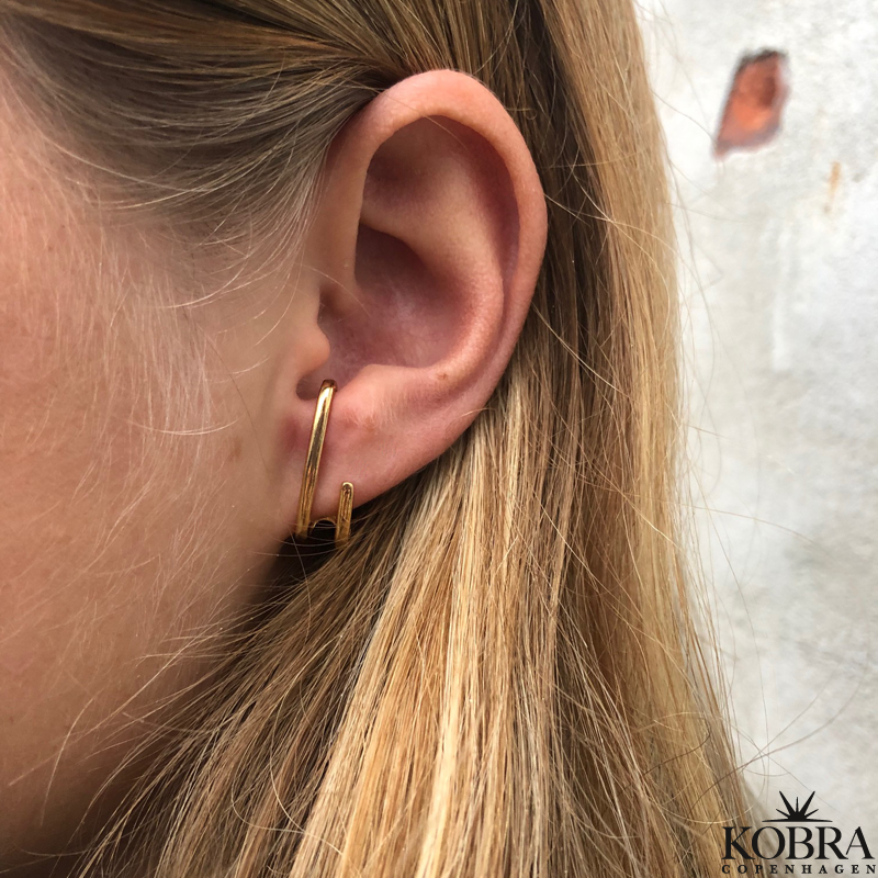 "Avery" 18 karat forgyldte unikke reringe