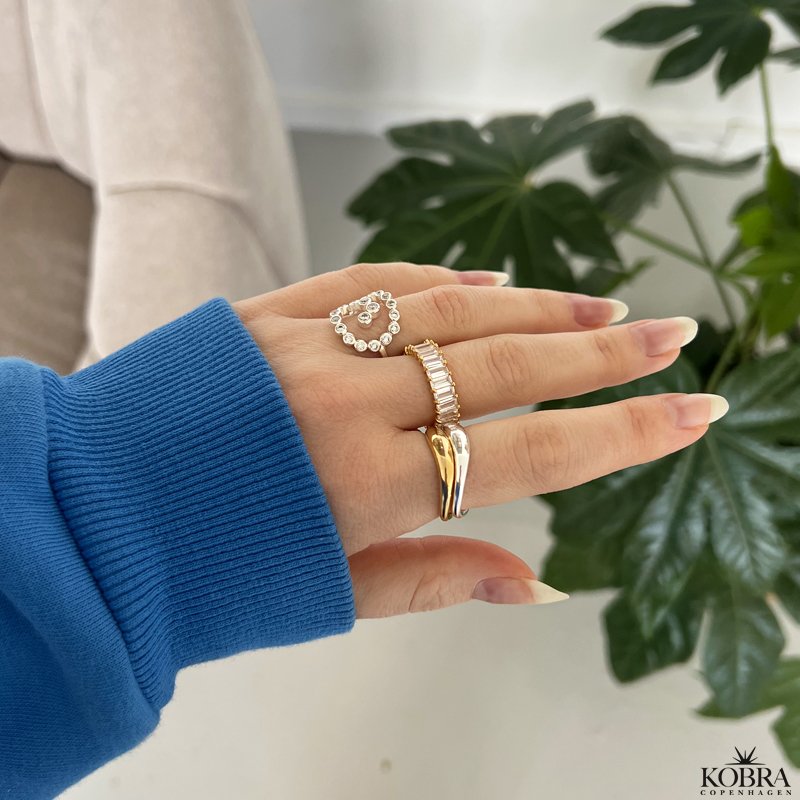 "Bay" blget ring i slv