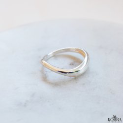 "Bay" blget ring i slv