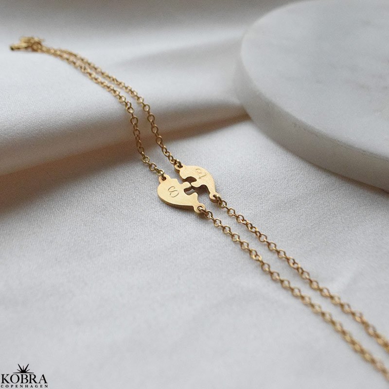 "Friends Forever" 18k gold-plated friendship